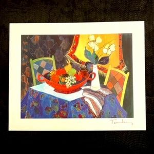 NWT ITZCHAK TARKAY "TOO COLD AT HOME" LIMITED EDDITION SIGNED PRINT